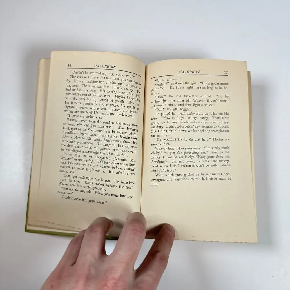 Mavericks By WILLIAM MacLeod Raine 1912 Antique book